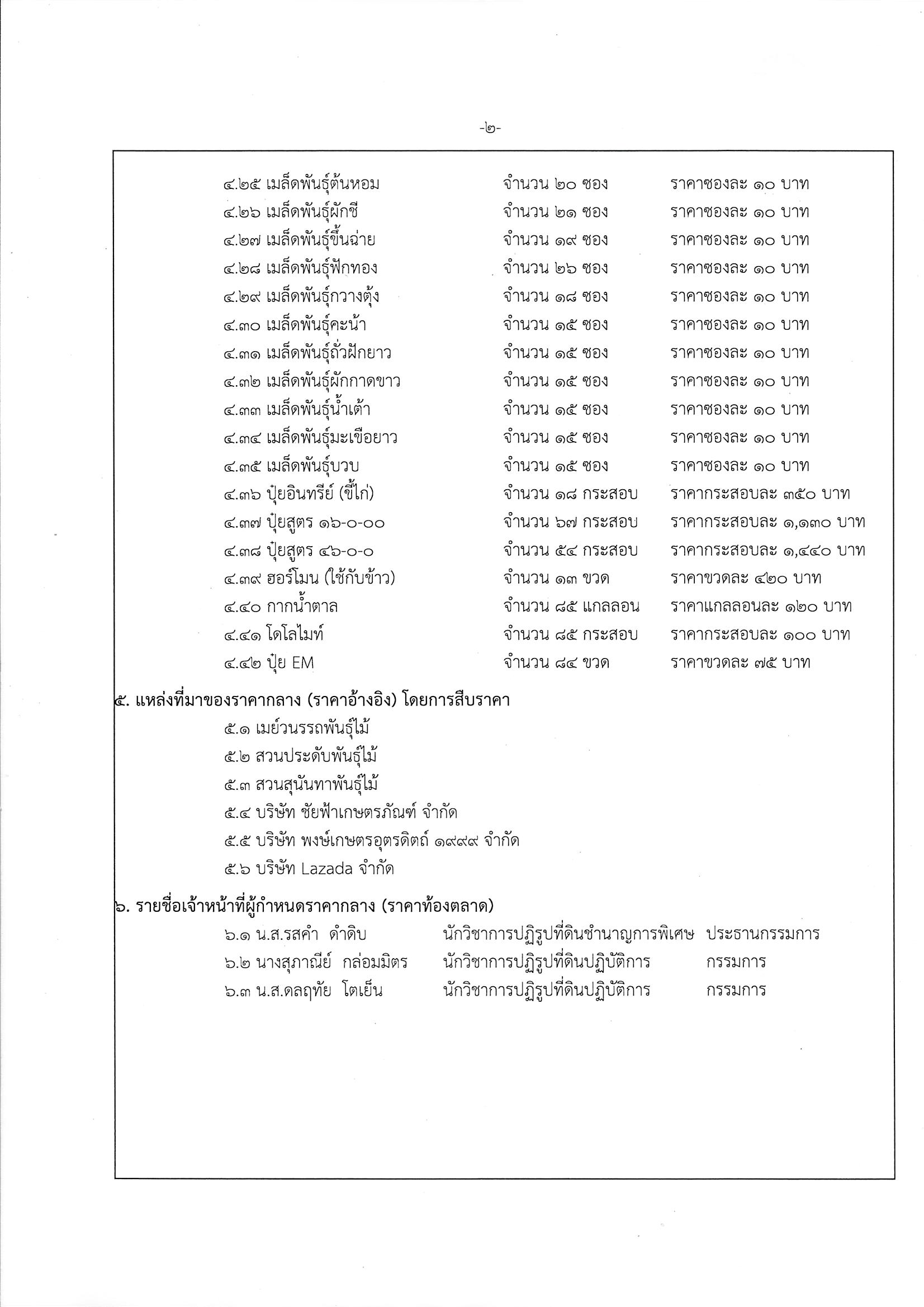 title - ราคากลาง การจัดซื้อวัสดุการเกษตร ภายใต้โครงการพัฒนาเกษตรกรรมยั่งยืนในเขตปฏิรูปที่ดิน ประจำปีงบประมาณ พ.ศ. 2569 ด้วยวิธีเฉพาะเจาะจง